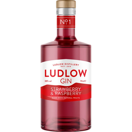 Ludlow Fruit Gin No.1 Stawberry & Raspberry 70cl