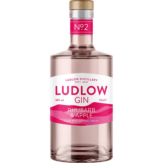 Ludlow Fruit Gin No.2 Rhubarb & Apple 70cl