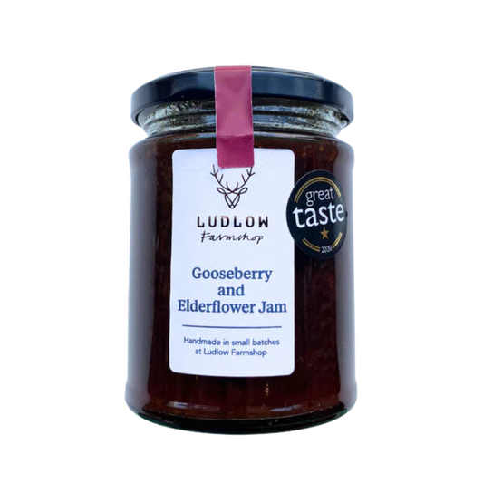 Ludlow Gooseberry and Elderflower Jam 340g