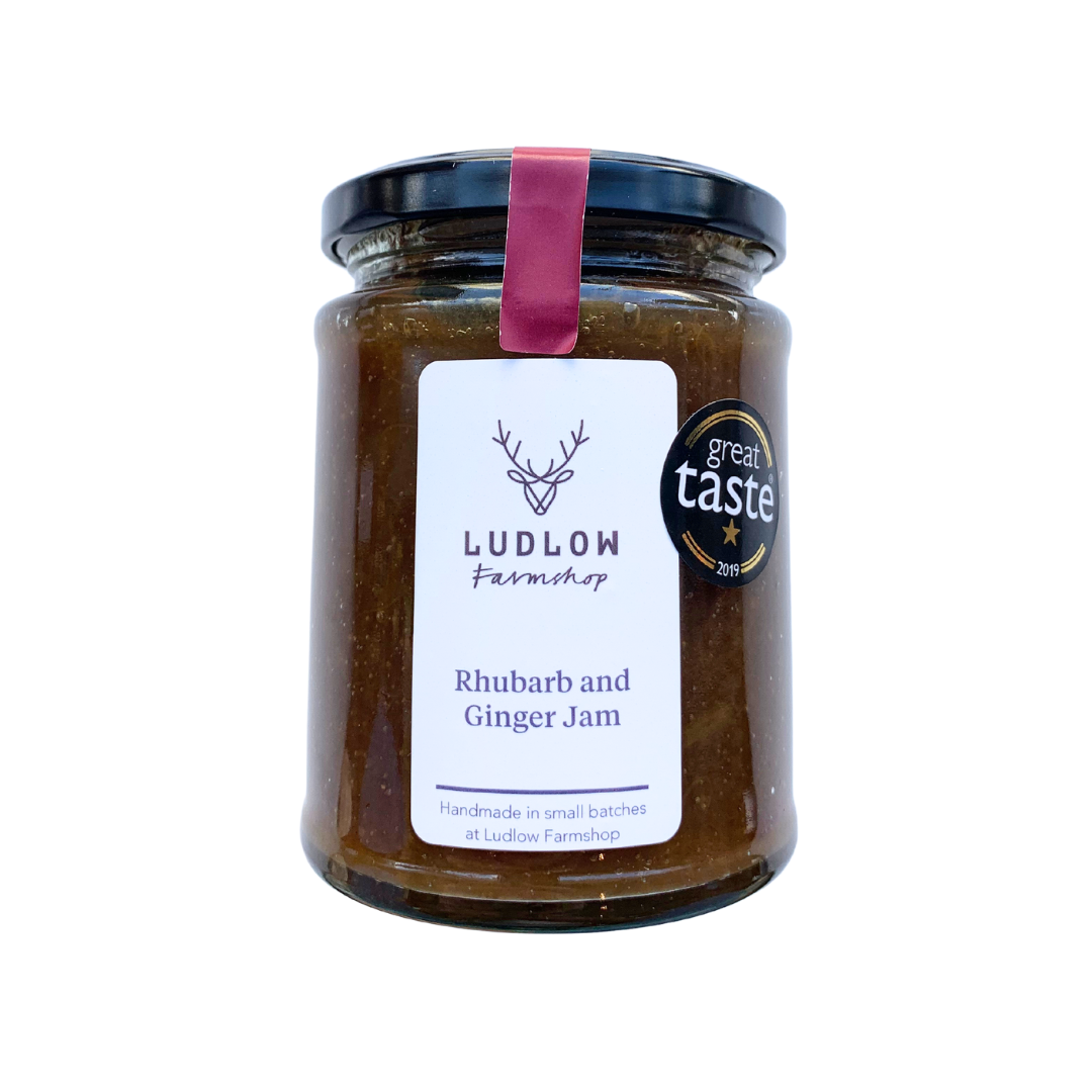 Ludlow Rhubarb and Ginger Jam 340g