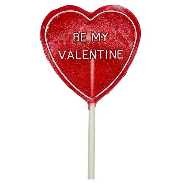Strawberry 'Be My Valentine' Lollipop 65g