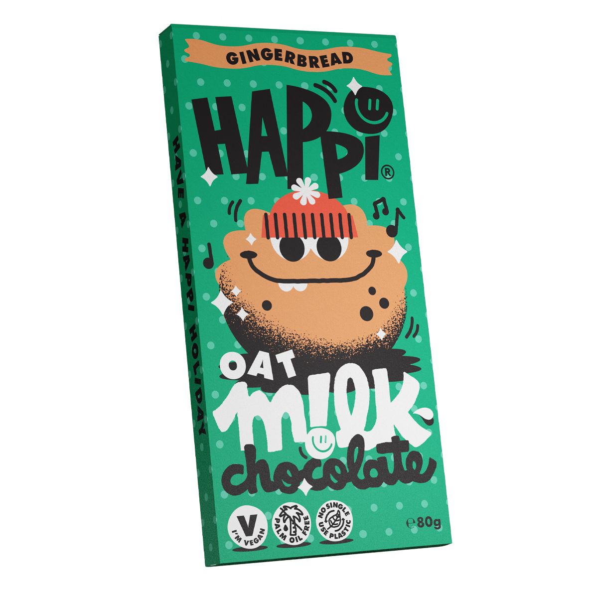 HAPPi - Oat M!lk Gingerbread Christmas Bar 80g