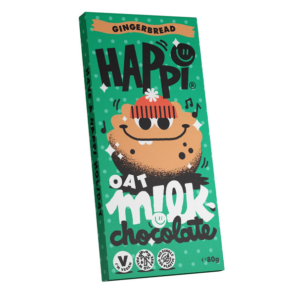 HAPPi - Oat M!lk Gingerbread Christmas Bar 80g