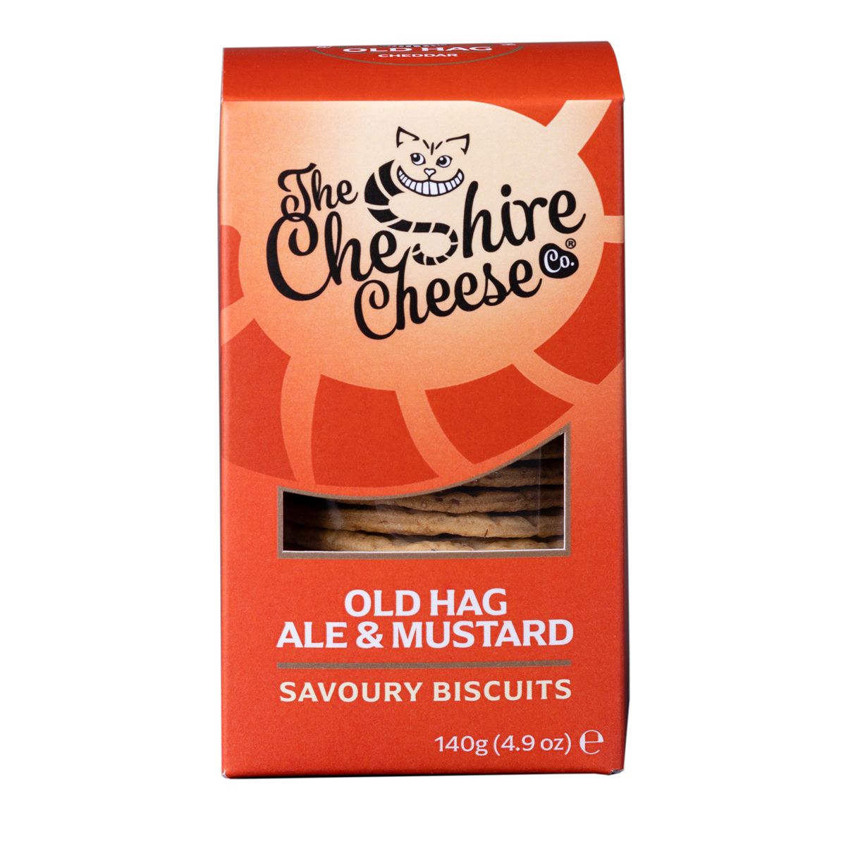 Old Hag Ale & Mustard Biscuits for Cheese 160g