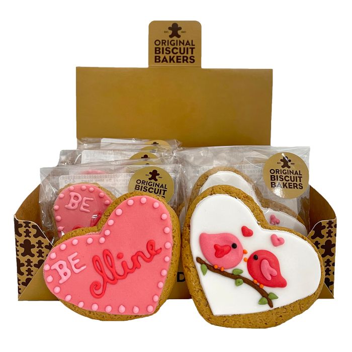 Love Birds & Be Mine Heart Biscuits 45g