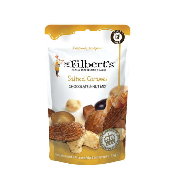 Mr Filberts Salted Caramel Chocolate Nut Mix 75g