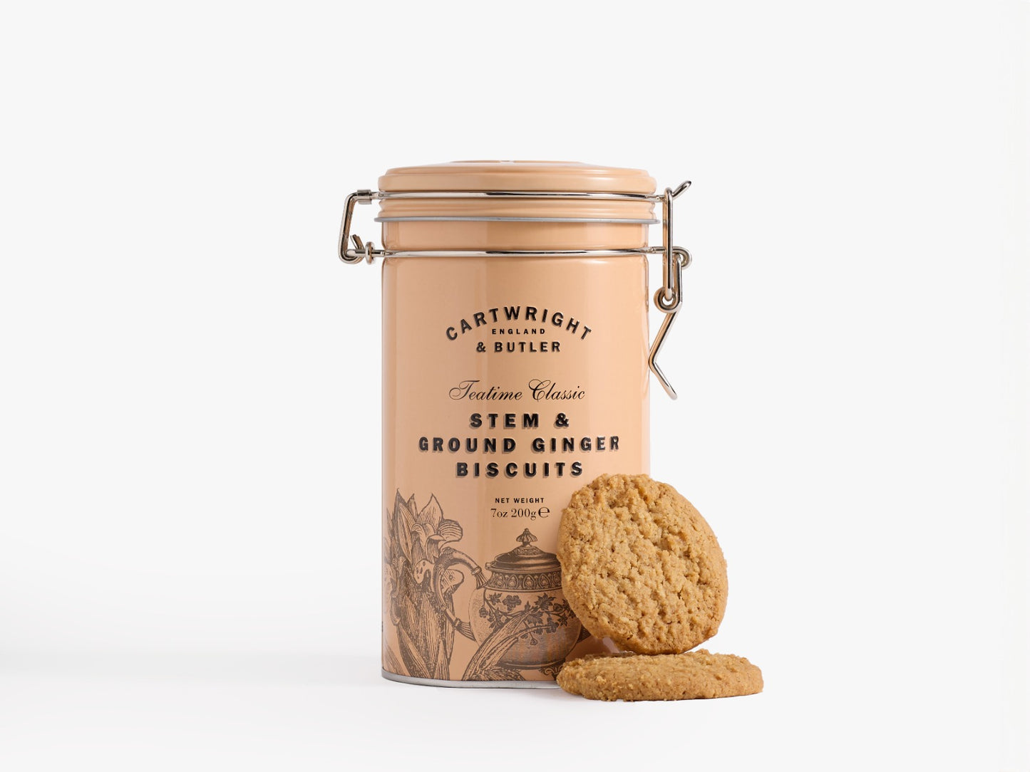 Cartwright & Butler Stem & Ground Ginger Biscuits in Tin 200g