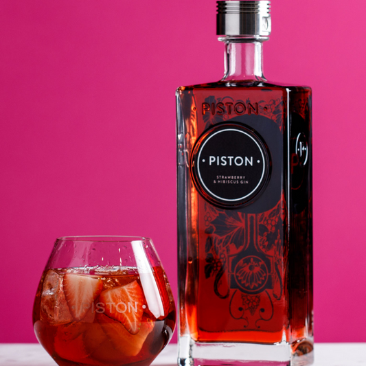 Piston Strawberry & Hibiscus Gin 70cl
