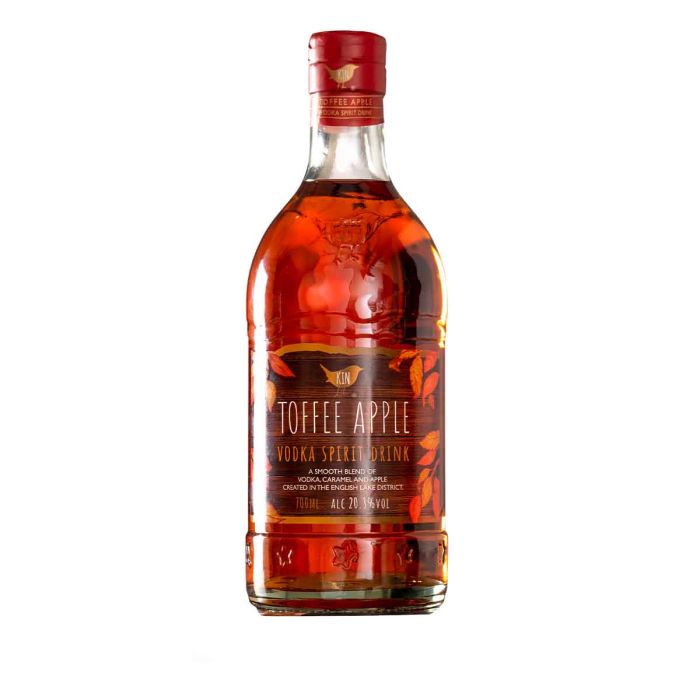 Kin Vodka Toffee Apple Vodka Large Bottle 20.3% ABV 700ml