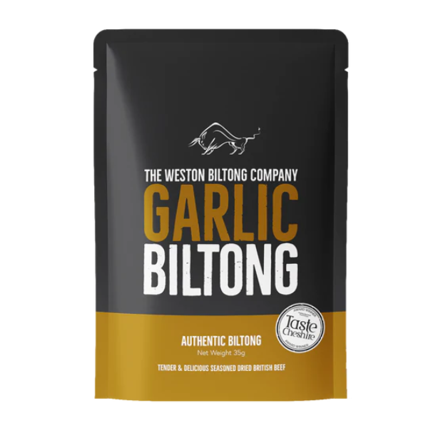 The Weston Biltong Company Garlic Beef Biltong 35g