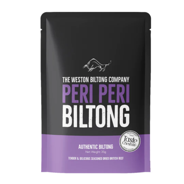 The Weston Biltong Company Peri Peri Beef Biltong 35g