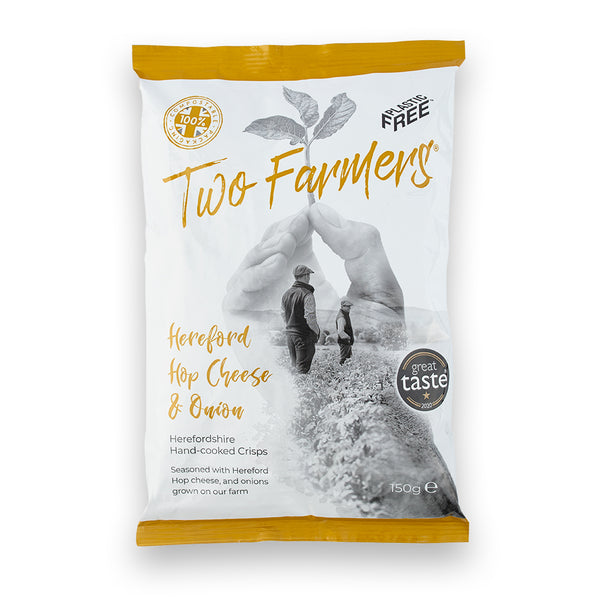 Two Farmers Hereford Hop Cheese & Onion Crisps 150g