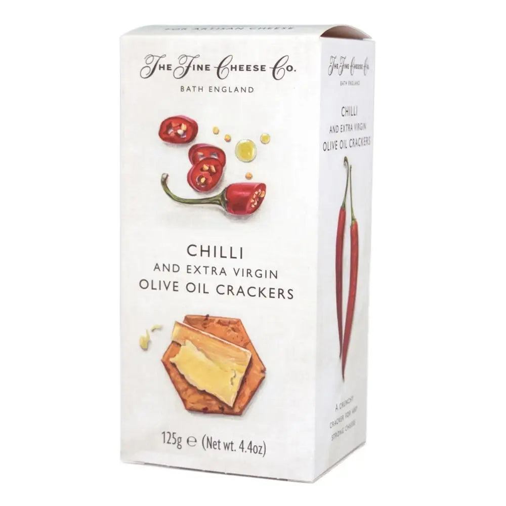 The Fine Cheese Co. Chilli & Extra Virgin Olive Oil Crackers 125g