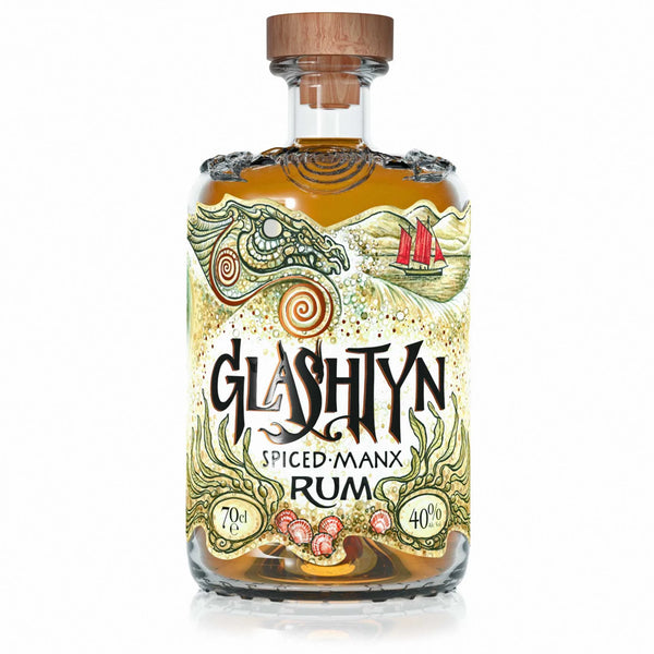 Fynoderee Glashtyn Spiced Manx Rum 70cl