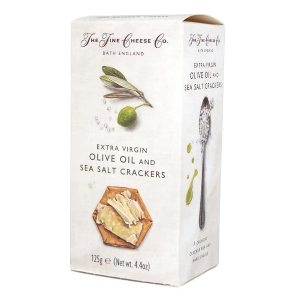 The Fine Cheese Co. Sea Salt & Extra Virgin Olive Oil Crackers 125g