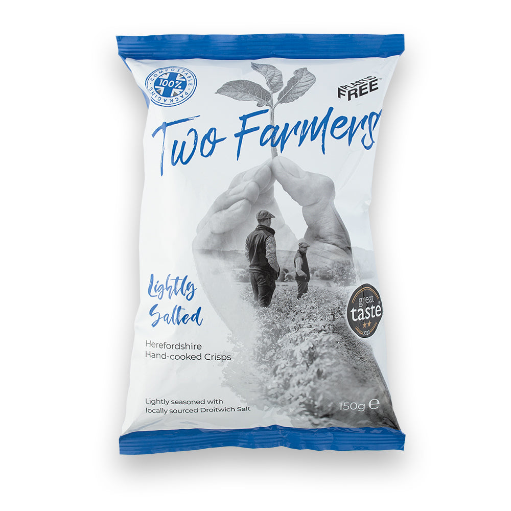 Two Farmers Lightly Salted Crisps 150g