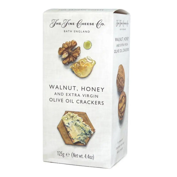 The Fine Cheese Co. Walnut, Honey & Extra Virgin Olive Oil Crackers 125g